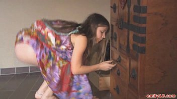 hd hippie dress on stripping teen video