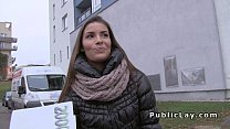 hd сексуальная европейская блондинка трахается на улице в любительском видео video