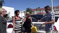 hd wankz group sex with hot cougar milfs video