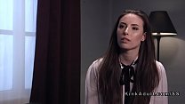 hd tied up brunette flogged and anal banged video