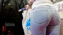 hd turkish candid white jean perfect butt video