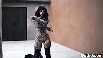 hd jessie lee shakes her wet ass and bouncing big tits this tattooed beauty is all oiledup and waiting for a huge cock video