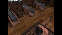 hd sexy 3d cartoon ebony shemale getting double teamed video
