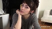 hd fucking her tasty hairy pussy with big dildo video