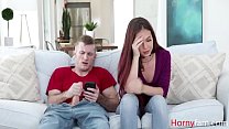 hd jerk stepbrother jerks off in front of stepsister ava haze video