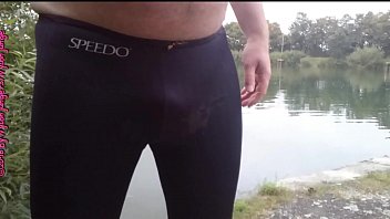 hd group speedo urinating at the canal outdoor fun video