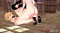 hd granny genshin impact yaoi venti makes aether his own in the canteen with crempie video