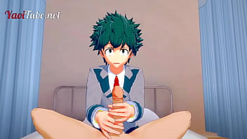 hd boku no hero yaoi деку и бакуго впервые в лазарете дрочат и анал со спермой внутри video