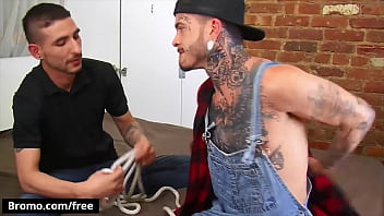 hd fly tatem has dick deamon in bondage offers his big cock for a blowjob before penetrating his ass bromo video