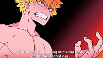hd make kirishima gets turned on when he sees bakugo naked and then he fucks him video