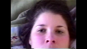 hd busty brunette gives a closeup blowjob and pearl necklace video