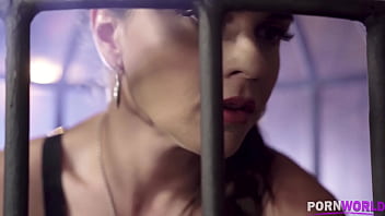 hd caged latina in strap latex costume marta la croft deepthroats monster bbc in the basement video