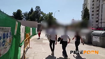 hd валерия дель рио покидает feria de abril чтобы устроить большую тройку с двумя парнямилюбителями video