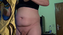 hd marauder fake boobs ecup wet sheer swimsuit over big strapon tits shaved chubby crossdresser sissy tobi00815 050 video