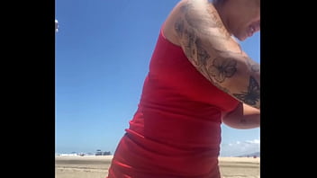 hd blackbustaz i let the young guy touch my pussy on the beach and of course i also touched his dick video