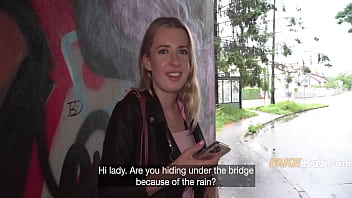 hd sweet blonde from slovakia fucked on street for lot of cash video