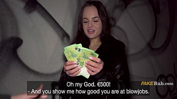 hd she was walking around with jizz on her face so i offered her money to video